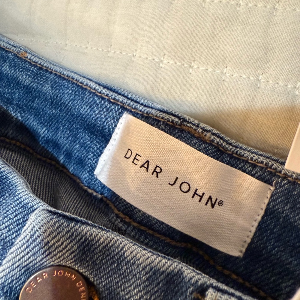 Dear John Jeanne Blue Flare Jeans NWT Size 28 - Picture 4 of 7